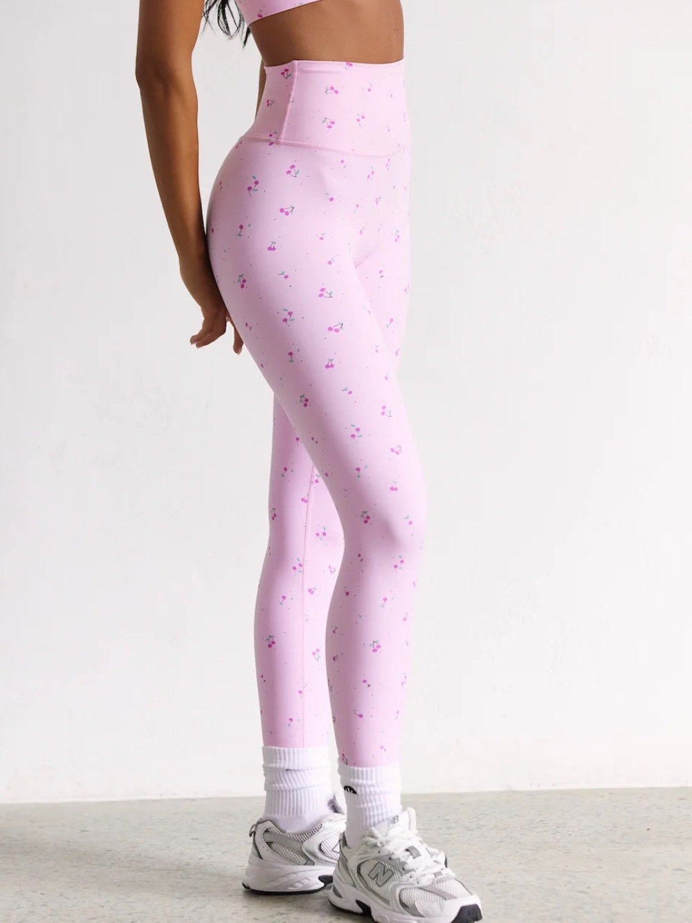 Astoria Luxe Blossom Full Length Leggings Cherry Print